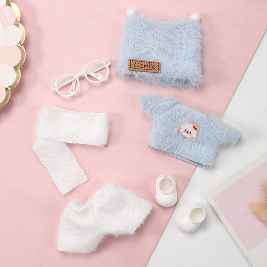 Labubu Snowy Winter Blue Outfit-1