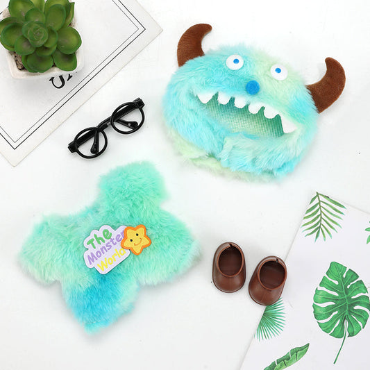 Labubu The Icy Blue Snow Monster Outfit-1